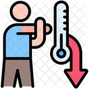 Abkühlung  Symbol