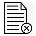 Ablehnen Symbol