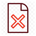 Ablehnen Abbrechen Loschen Symbol