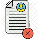 Ablehnen  Symbol