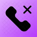 Ablehnung Telefon Symbol