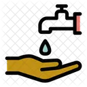 Wudu Mano Agua Icono
