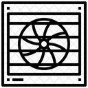 Abluftventilator Elektronik Erfrischend Ícone