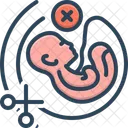 Abortion Fetal Demise Abort Icon