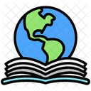 Livro Aberto Livro Educacao Ícone