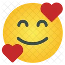 Abraço amor emoticon  Ícone