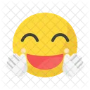 Cara Emoji Abrazos Icono