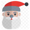 Santa Magica Santa Iconica Claus Festivo Icono