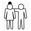 Abrazar A Los Ancianos Icono