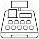 Abrechnungsmaschine Registrierkasse Rechnungsmaschine Symbol