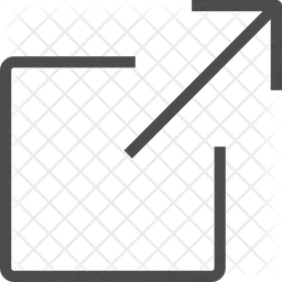 Abrir nova janela  Ícone