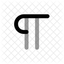 Absatz Text Ausrichten Symbol
