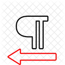 Absatzausrichtung Absatz Symbole Symbol