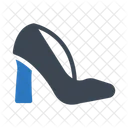 Ferse Sandale Schuhe Symbol