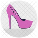 Absatze Schuhe Damen Symbol