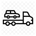 Abschleppwagen Abschleppwagen Bergungsfahrzeug Symbol