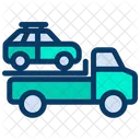 Abschleppen LKW Fahrzeug Symbol