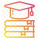 Buch Graduierung Cap Bildung Icon