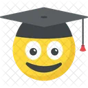 Abschluss Smiley Schuler Student Symbol