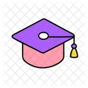 Graduierung Cap Bildung Lernen Icon