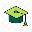 Graduierung Cap Bildung Lernen Icon