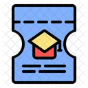 Abschlussticket  Symbol