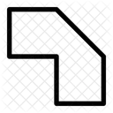 Abschragung Verbinden Verbinden Design Symbol