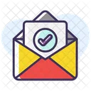 Absentee Voting Mail Envelope Icon