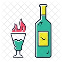 Absinth Flasche Gross Symbol
