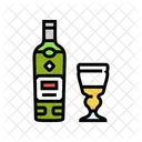 Absinthe Drink Bottle Icon