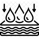 Absorbent Absorbing Drying Up Icon