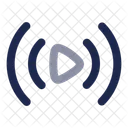 Abspielen Stream Musik Ton Symbol