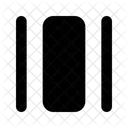 Abstand horizontal verteilen  Symbol