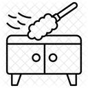 Abstauben  Symbol