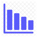 Absteigendes Balkendiagramm  Symbol