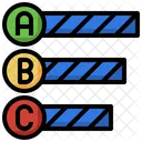 Abstimmungsergebnisse Abstimmung Balkendiagramm Symbol