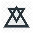 Abstract Figure Triangles Icon