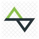 Abstract Figure Triangles Icon