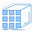 Abstract Aggregation Cube Icon
