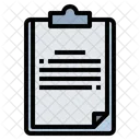 Abstract Record Clipboard Icon