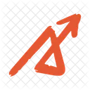 Abstract Arrow Sign Icon