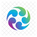 Abstract Circle Whirl  Icon