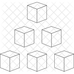 Abstract element many cube  Icon