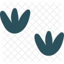 Floral Shape Teal Icon