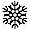 Abstract Geometric Snowflake  Icon