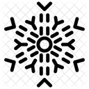 Abstract Geometric Snowflake  Icon