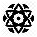 Floral Abstract Mandala Decorative Icon