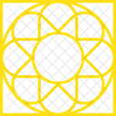 Abstract pattern square motif  アイコン