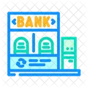 Abteilung Bank Gebaude Symbol