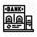 Abteilung Bank Gebaude Symbol